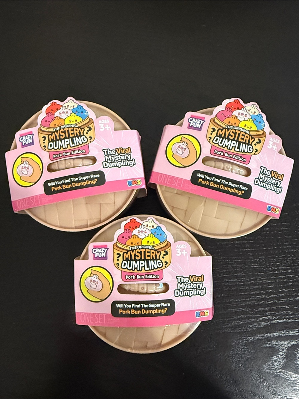 3x RMS Pork Bun Edition The Original Mystery Dumpling